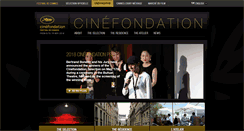Desktop Screenshot of cinefondation.com